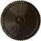 Ekena Millwork Shakuras Ceiling Medallion (Fits Canopies up to 5"), Hand-Painted Bronze, 24"OD x 3"P CM24SHBZS - alternate 1